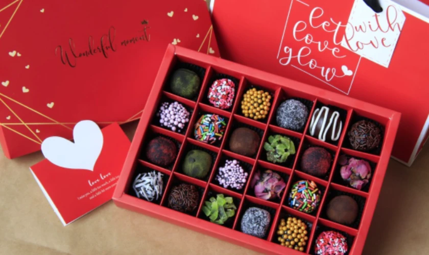 Hình ảnh socola Valentine ấn tượng