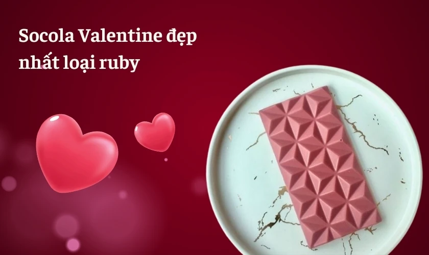Các mẫu socola Valentine đẹp dạng thanh