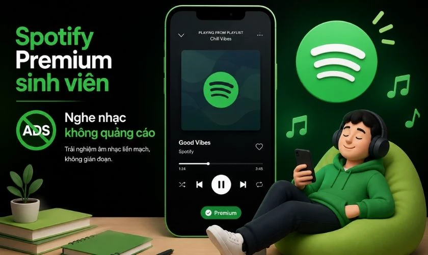 Spotify Premium sinh viên có lợi ích gì?