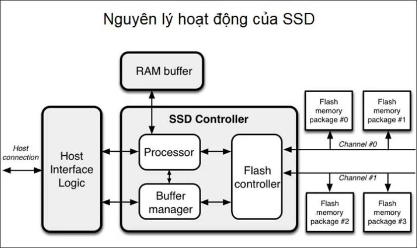 Nguyên lý hoạt động của SSD