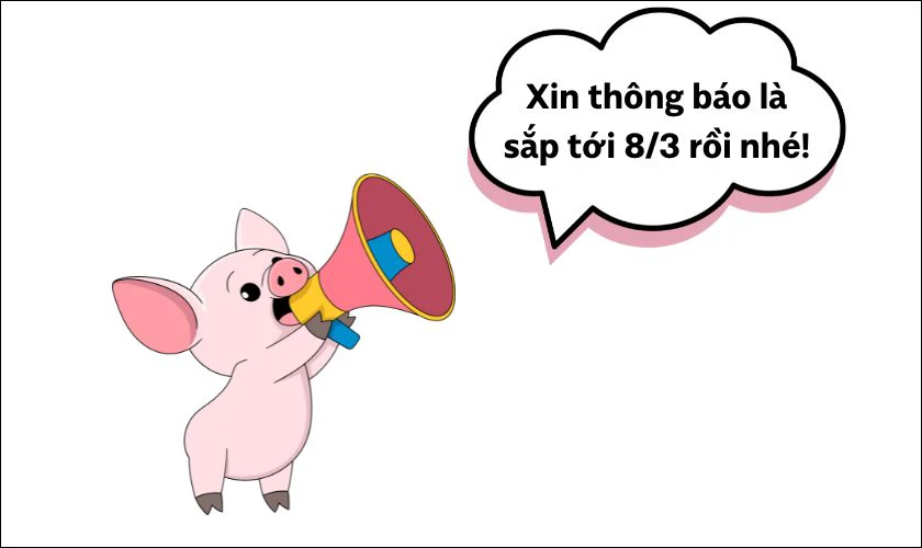 Sticker 8/3 vui vộn