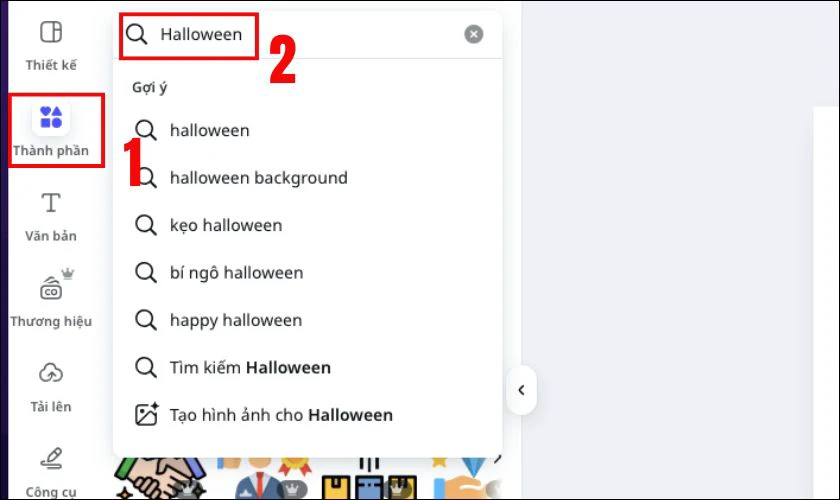 Cách làm Sticker Halloween online bằng Canva