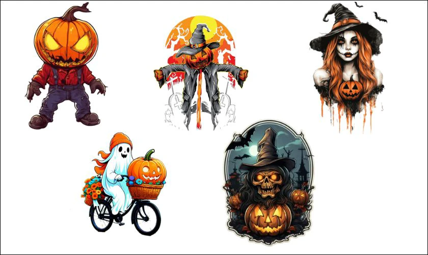 Sticker Halloween dùng trong thiết kế
