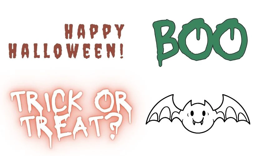 Sticker Halloween vui nhộn