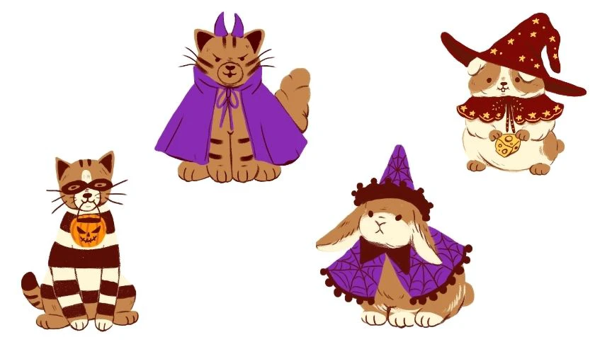 Sticker Halloween cho trẻ mầm non