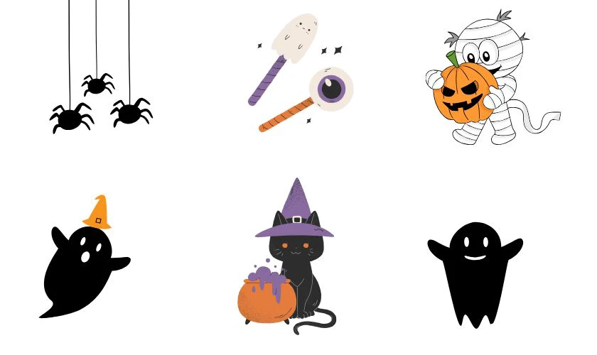 Sticker Halloween bắt mắt