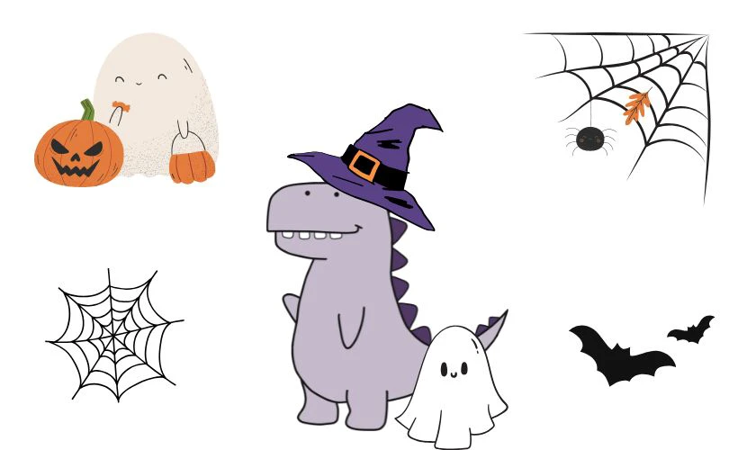 Sticker Halloween dễ thương