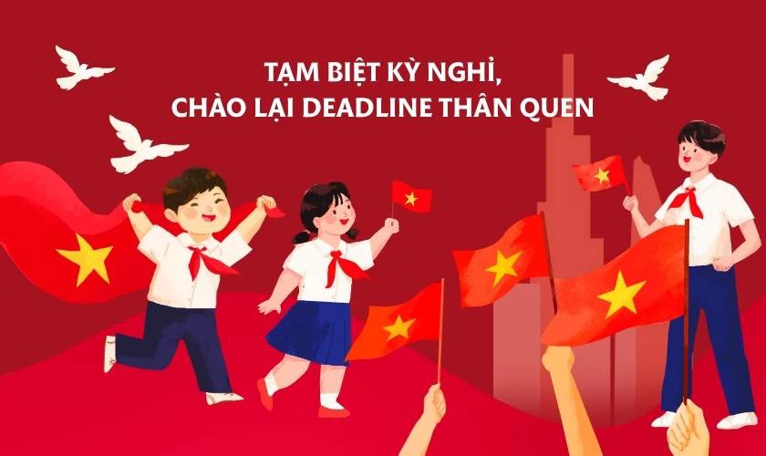 Caption, STT hết lễ 30/4 1/5