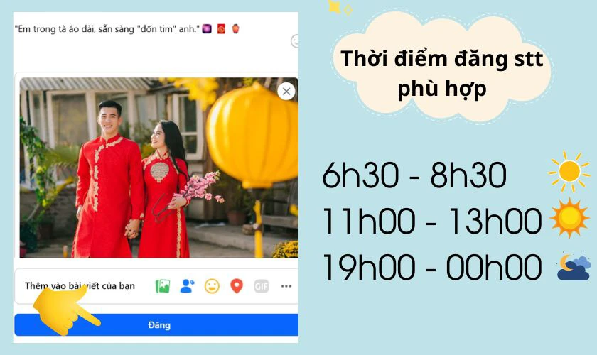 Chọn khung giờ đăng phù hợp