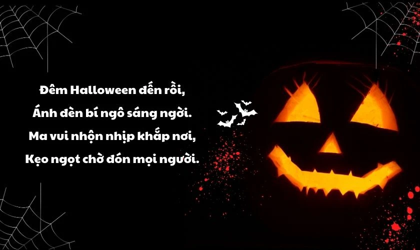 Thơ đăng STT Halloween mới nhất