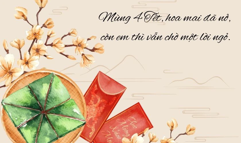 Caption, Stt Mùng 4 Tết Thả Thính Ấn Tượng, Độc Đáo