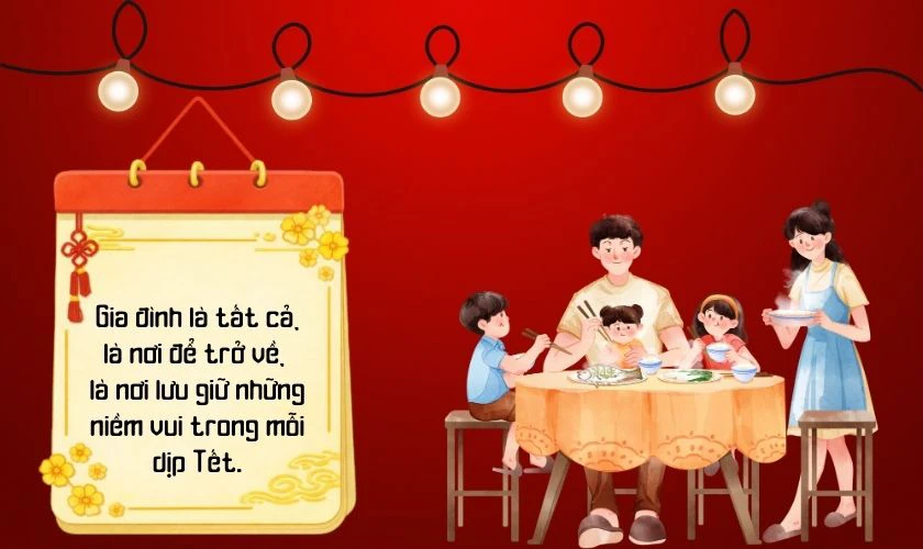 Caption Đăng Mùng 4 Tết Về Tình Cảm Gia Đình