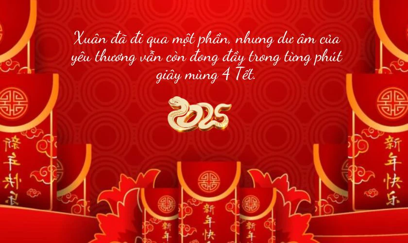 Tăng tương tác bài đăng của bạn bằng những STT mùng 4 Tết 2025 hay nhất