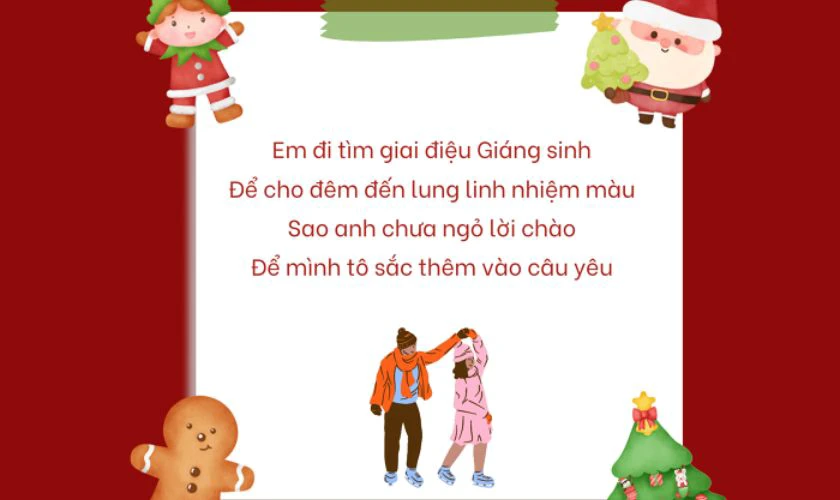 Thơ Giáng sinh mới lạ, sáng tạo