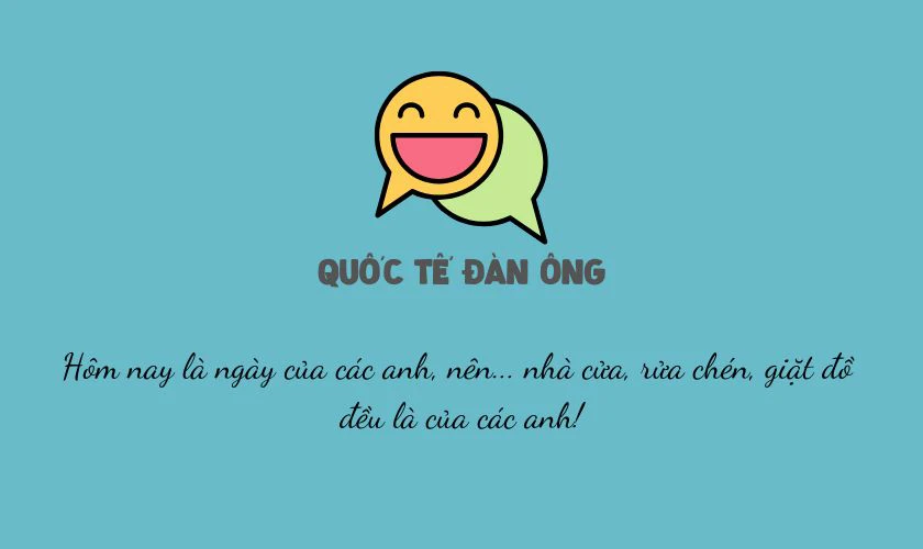 STT Quốc tế Đàn ông hài hước, vui nhộn