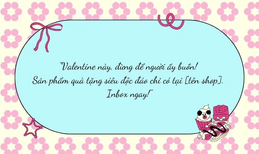 STT bán hàng Valentine thu hút khách hàng