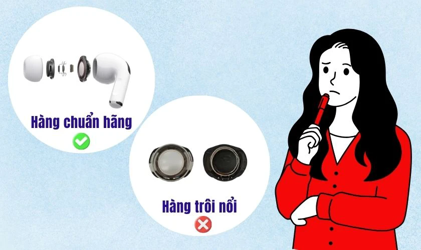 Loại linh kiện thay thế sẽ ảnh hưởng đến giá