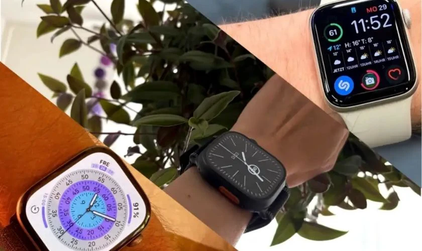 Dòng máy và thế hệ Apple Watch ảnh hưởng đến giá sửa chữa