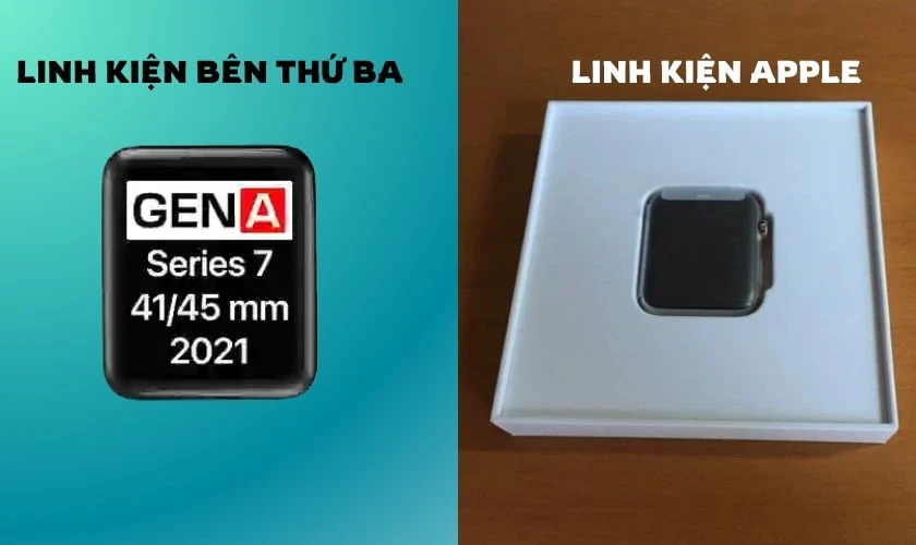 Giá sửa Apple Watch cũng phụ thuộc vào loại linh kiện được sử dụng