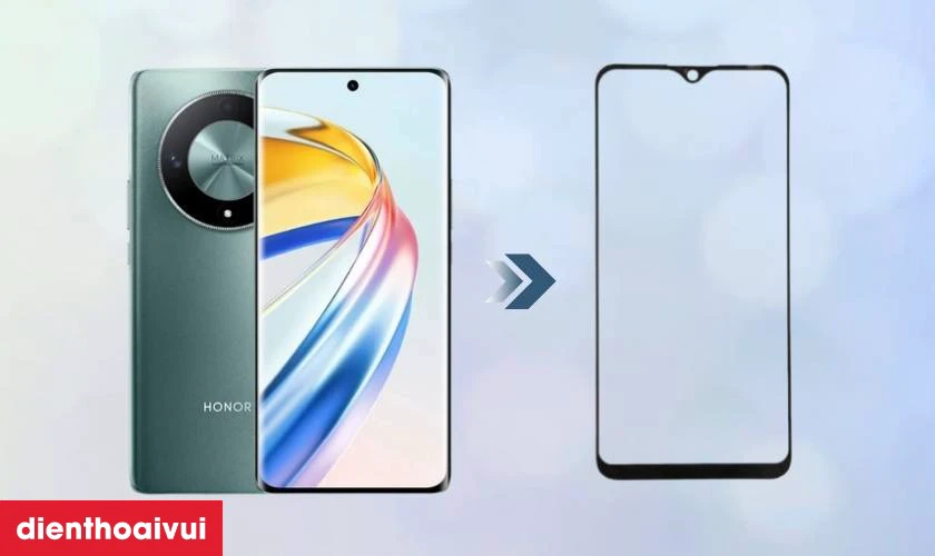 Thay &eacute;p k&iacute;nh điện thoại Honor