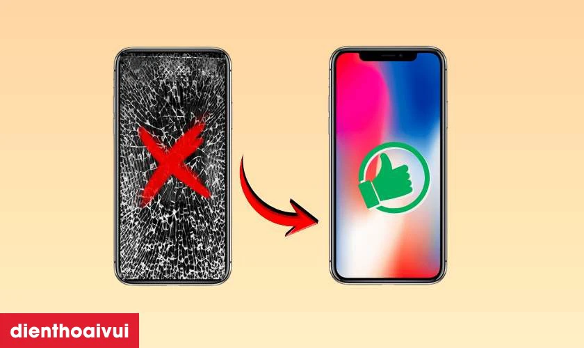 Thay ép kính điện thoại