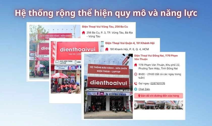 Chọn địa chỉ sửa laptop Đồng Nai có hệ thống cửa hàng rộng rãi