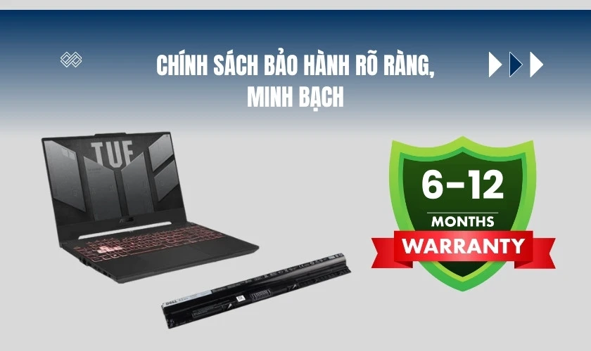 Chính sách bảo hành rõ ràng