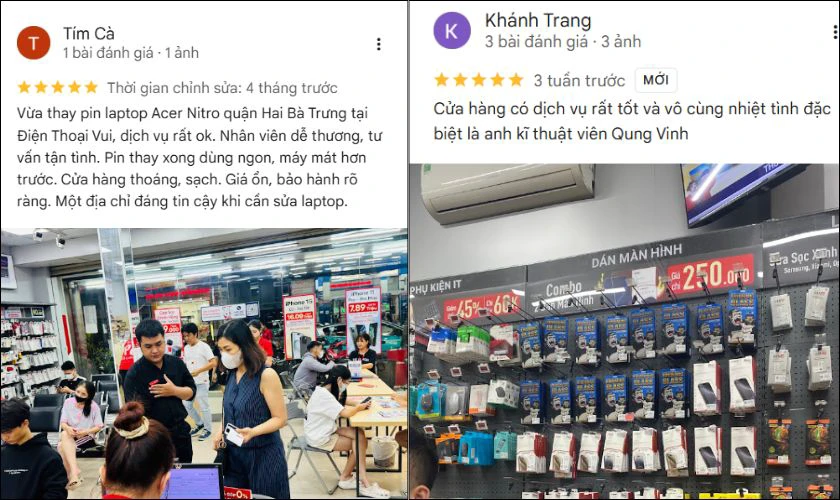 Những phản hồi thực tế từ khách hàng là thước đo chất lượng dịch vụ đáng tin