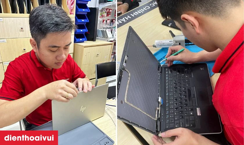 Các dịch vụ sửa laptop rẻ đang có tại Điện Thoại Vui quận Hoàng Mai