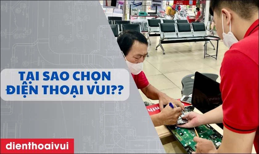 Điện Thoại Vui quận Thanh Xuân có các dịch vụ sửa chữa laptop nào?