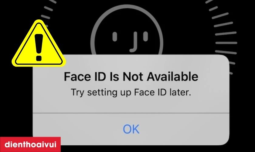 Dấu hiệu iPhone 12 Pro bị hư Face ID