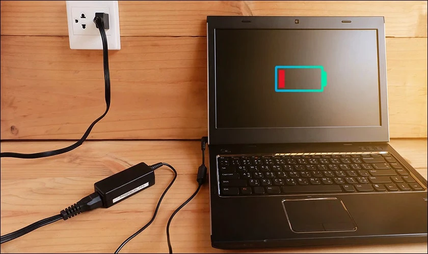 Phải làm sao khi pin laptop sạc mãi vẫn lỗi pin laptop báo plugged in not charging?