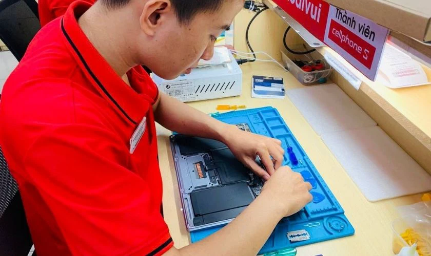 Quy trình các bước khi sửa chữa MacBook Quận 4 tại Điện Thoại Vui