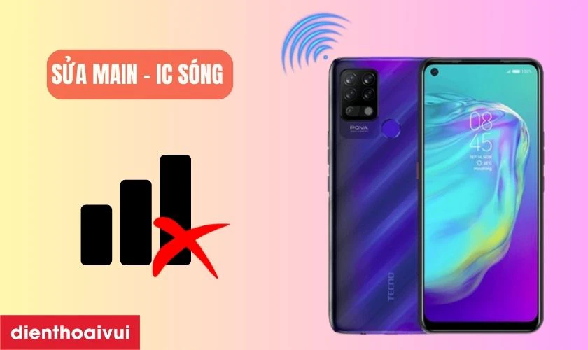 Sửa main - IC S&oacute;ng điện thoại Tecno