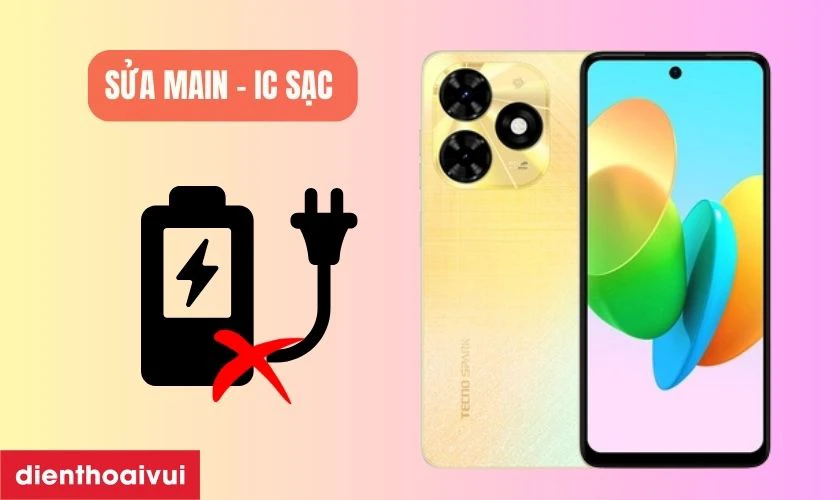 Sửa main - IC Sạc điện thoại Tecno