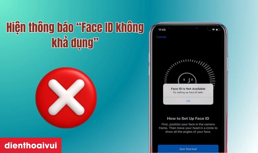 Dấu hiệu iPhone 14 bị hư face ID