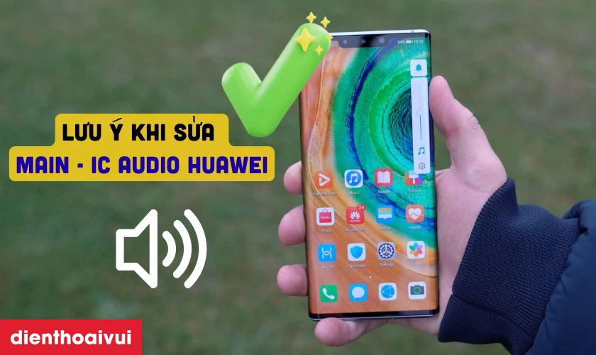 Những lưu &yacute; khi sửa main IC Audio điện thoại Huawei