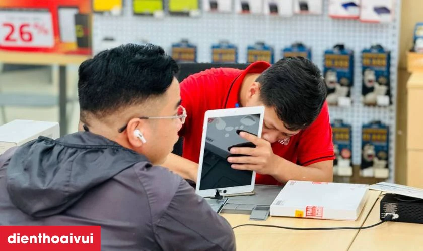 Quy trình sửa main ic audio máy tính bảng iPad chuyên nghiệp tại Điện Thoại Vui