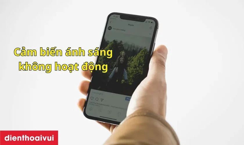 Dấu hiệu iPhone 12 Mini bị hỏng IC cảm biến