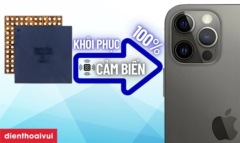 Có nên sửa main - IC cảm biến iPhone 12 Pro Max không?
