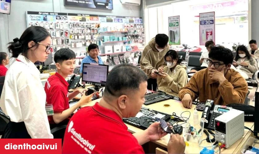 Quy trình sửa main - IC cảm biến iPhone