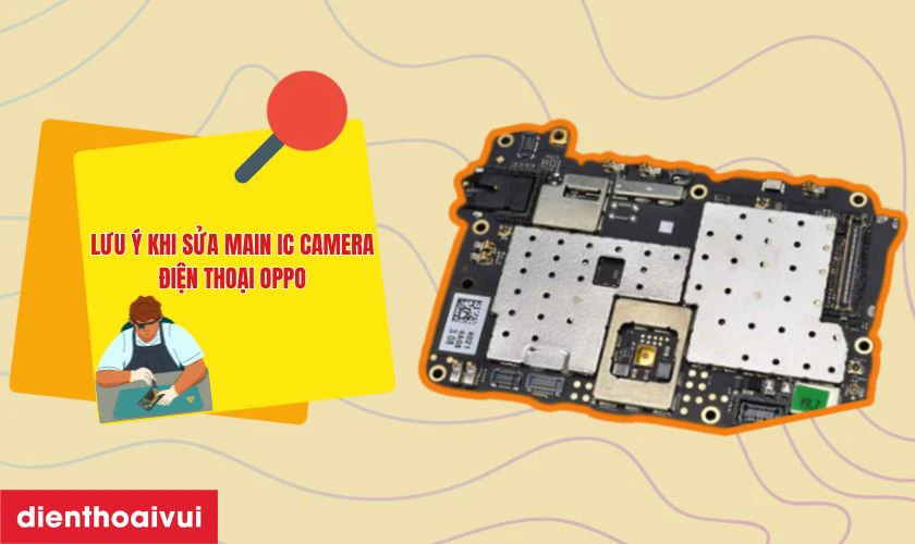Những lưu &yacute; khi sửa main IC camera Oppo