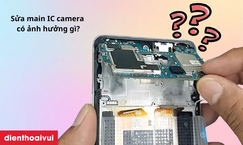 Sửa main IC camera điện thoại Realme c&oacute; ảnh hưởng g&igrave; kh&ocirc;ng
