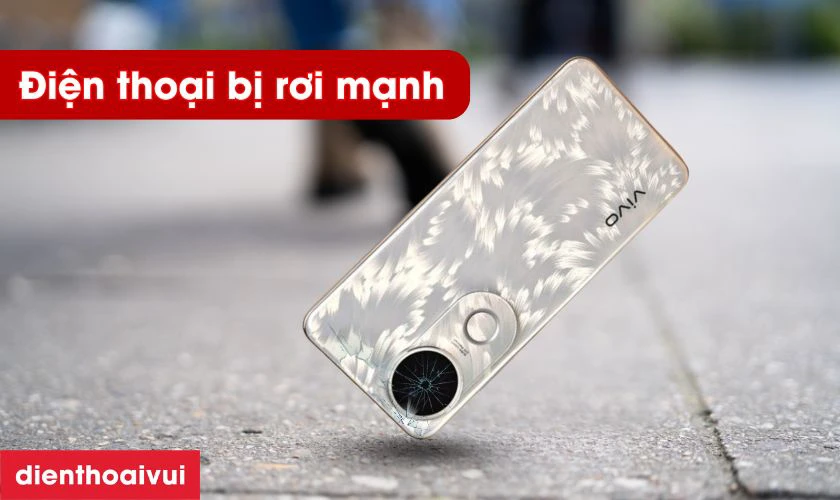 Va đập mạnh c&oacute; thể g&acirc;y lỗi main IC camera điện thoại Vivo