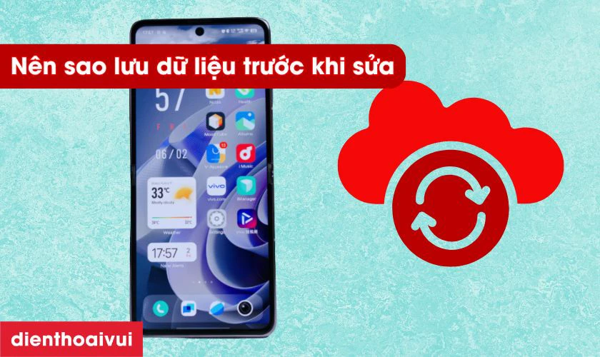 Sao lưu dữ liệu trước khi sửa main
