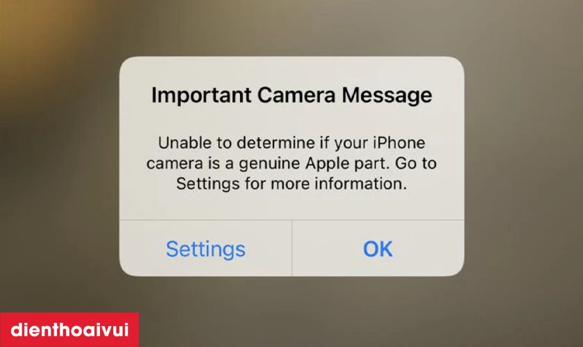 Dấu hiệu iPhone 12 bị hư IC camera
