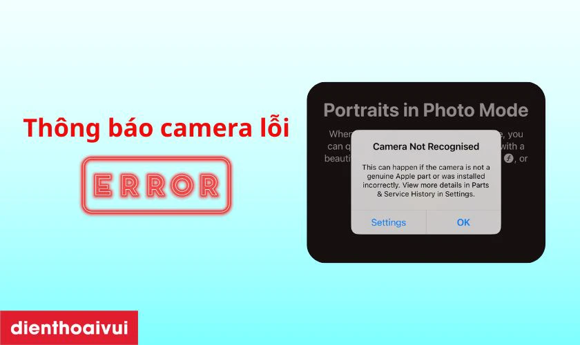 Dấu hiệu iPhone 13 Mini bị hư IC camera