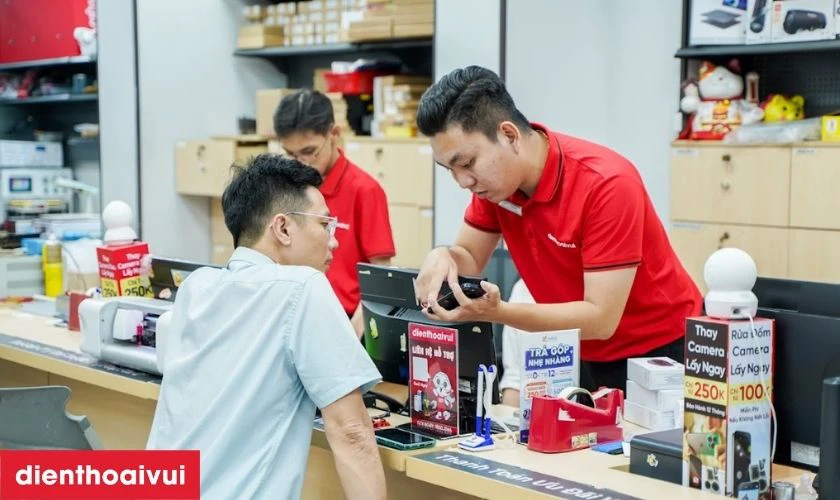 Quy trình sửa main - IC camera iPhone 14 Pro Max tại Điện Thoại Vui