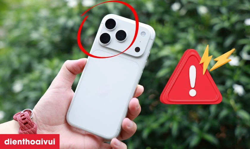 Dấu hiệu iPhone 17 Pro bị hư IC camera