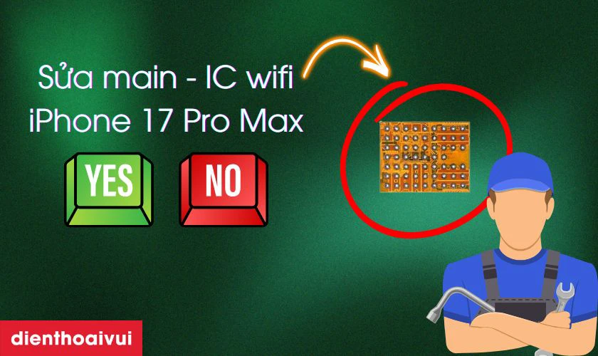 Có nên sửa main - IC hiển thị cảm ứng iPhone 13 không?